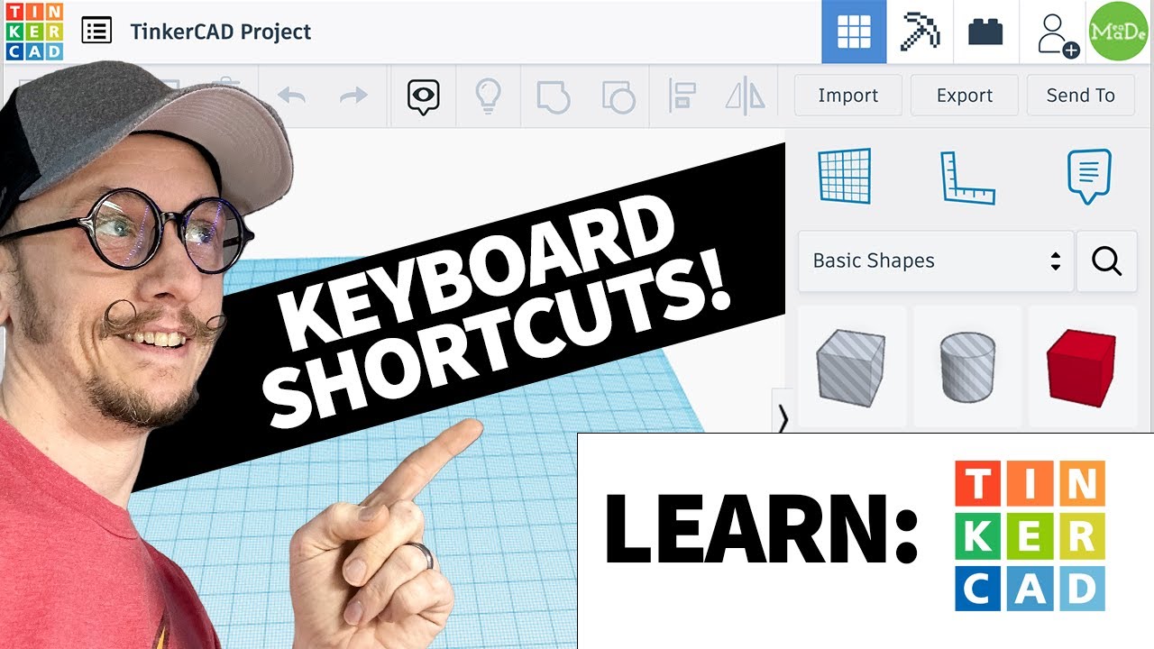 TinkerCAD как ПРОФИ: сочетания клавиш, которые вам нужно знать