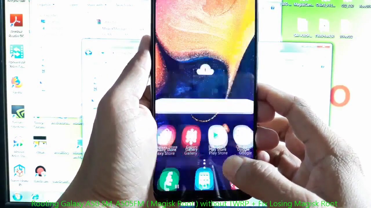 Rooting Galaxy A50 SM-A505FM  Magisk Root  without TWRP + Fix Losing Magisk Root