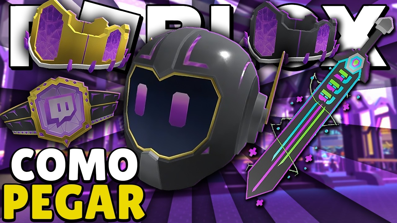 COMO PEGAR os NOVOS ITENS GRATIS do NOVO RB BATTLE do ROBLOX! (Twitch Rivals)