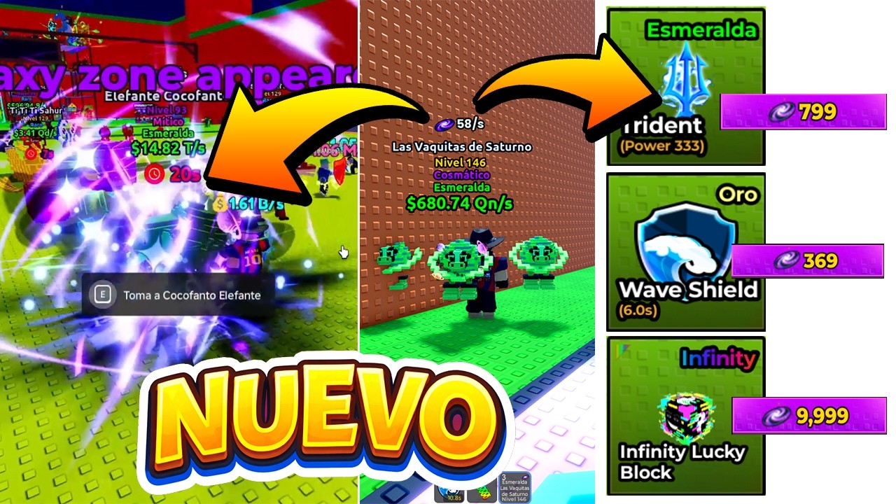 🔥PARA QUE SIRVEN LOS NUEVOS TOKENS GALAXY DE 🌊 TSUNAMI POR BRAINROTS?