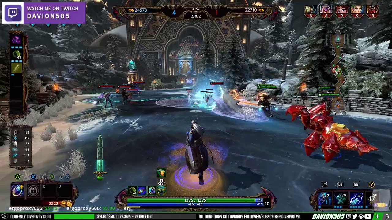 SMITE Xbox One Twitch Stream - Twitch Giveaway at 1500 followers (PREVIOUS BROADCAST)