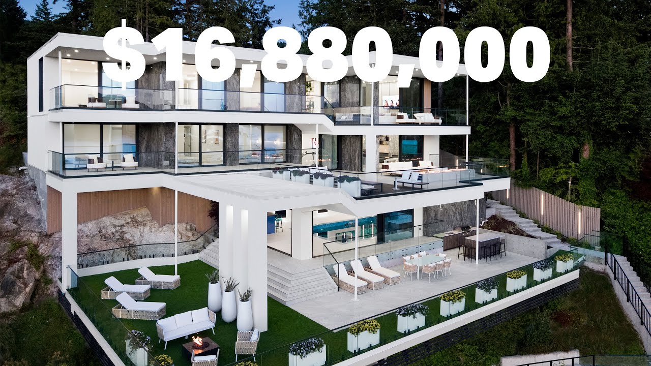 Southern California inspired mansion in West Vancouver | $16,880,000 | SOLD Oct 2021