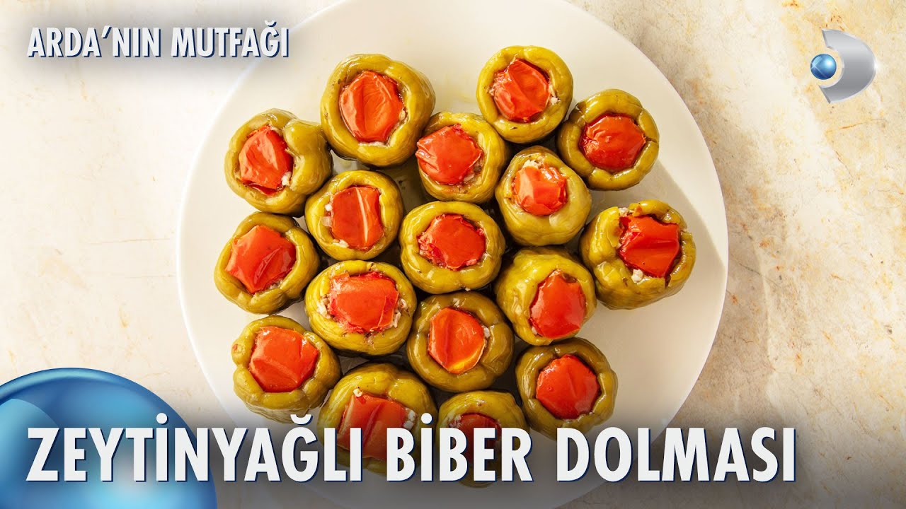 Zeytinyağlı Biber Dolması | Arda nın Mutfağı 218. Bölüm