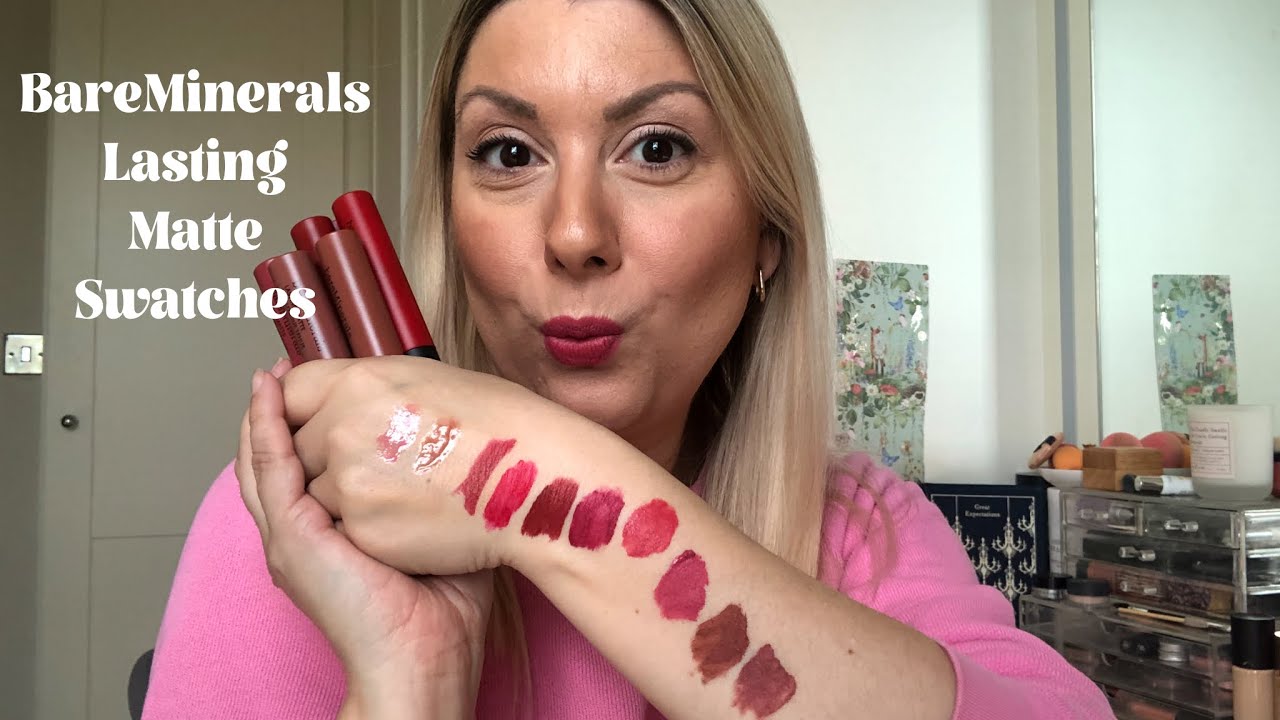 Образцы стойких матовых помад BareMinerals