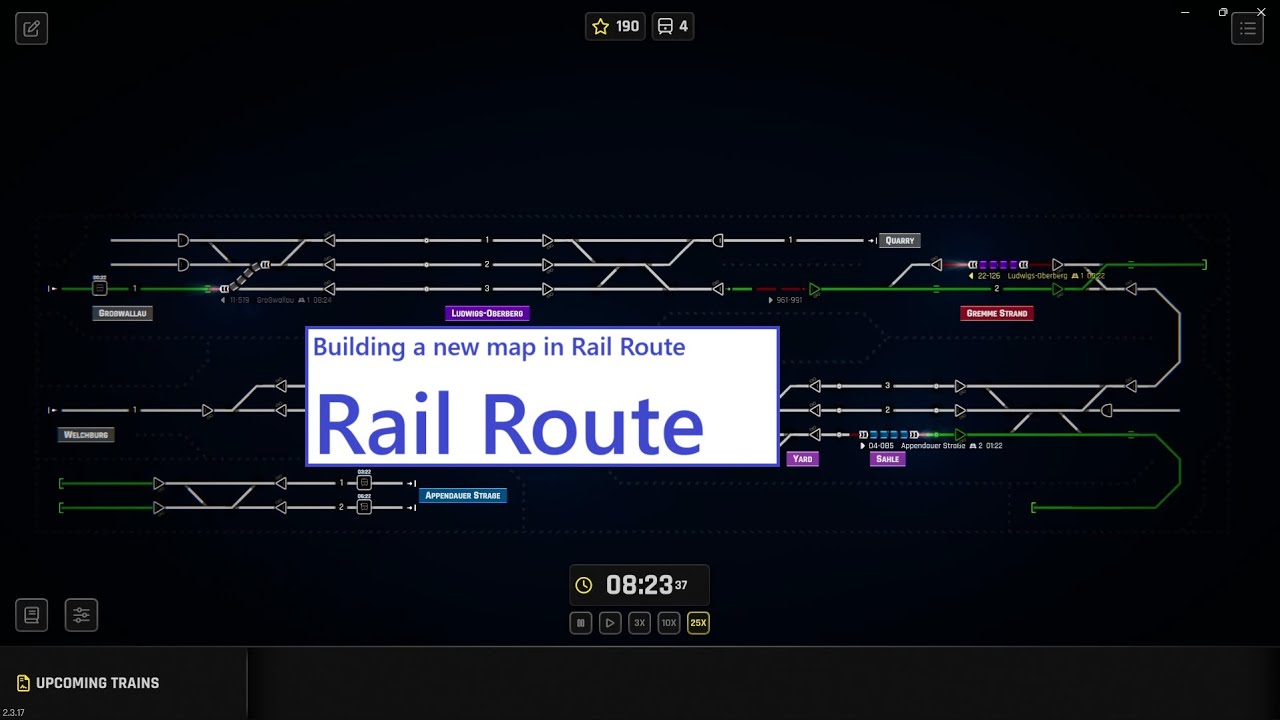 Making a Rail Route map and timetable