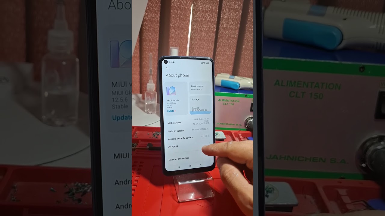 Xiaomi Redmi note 9 Factory Reset