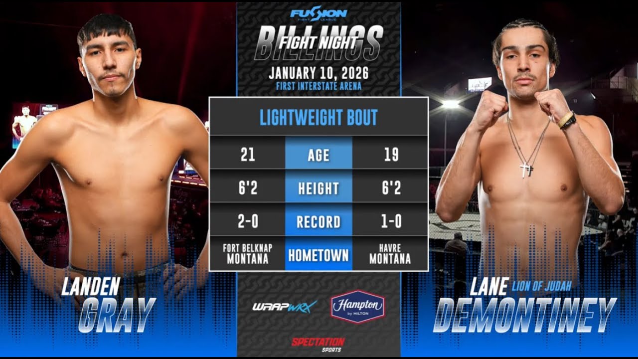 Lane Demontiney vs. Landen Gray  - Fusion Fight League: Smith vs Miller