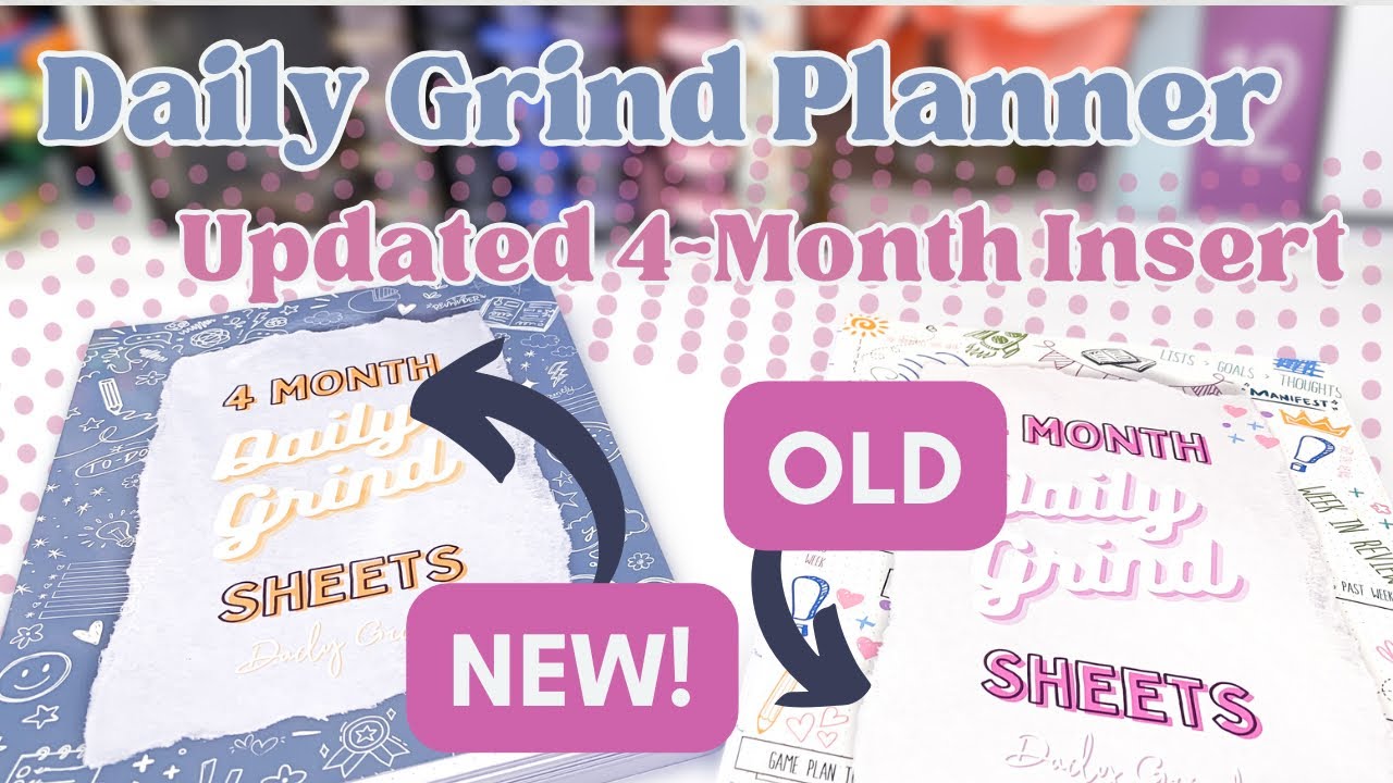 Unboxing the NEW Daily Grind 4-Month Planner | April 2024