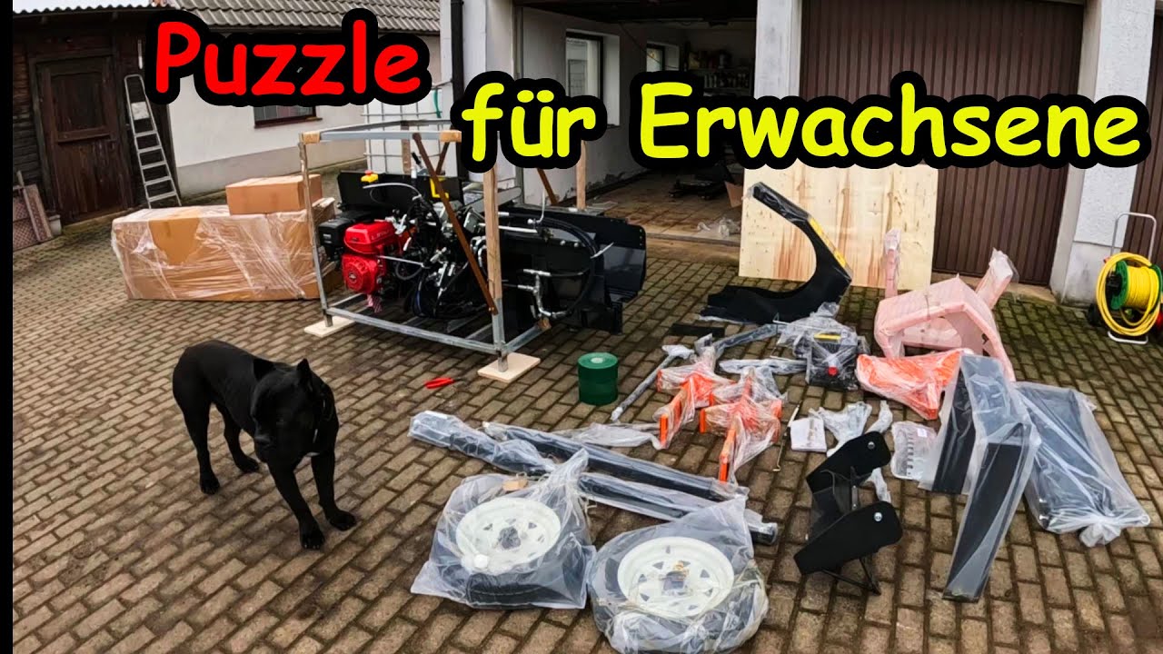 Sägespaltautomat Woodworker 7-20/480 Joy - Die Montage beginnt