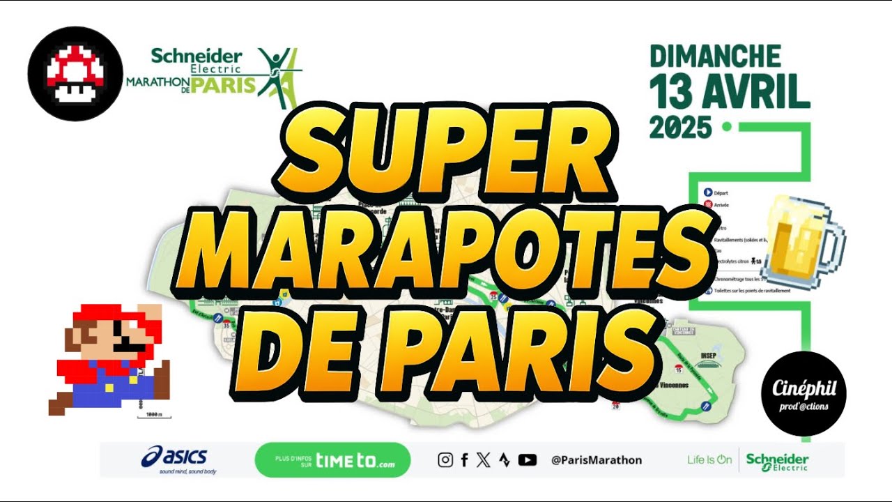 Super Marapotes de Paris 2025 (Marathon de Paris 2025)