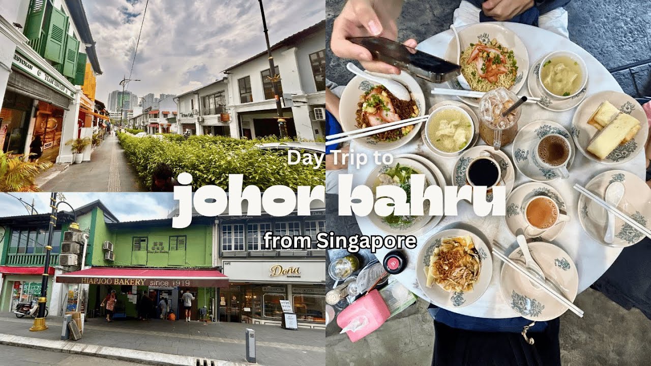 JB Day Trip by Bus from Singapore 🇸🇬🇲🇾 | Foodie Gems, KSL Shopping & Massage 新山一日游：美食按摩KSL购物攻略