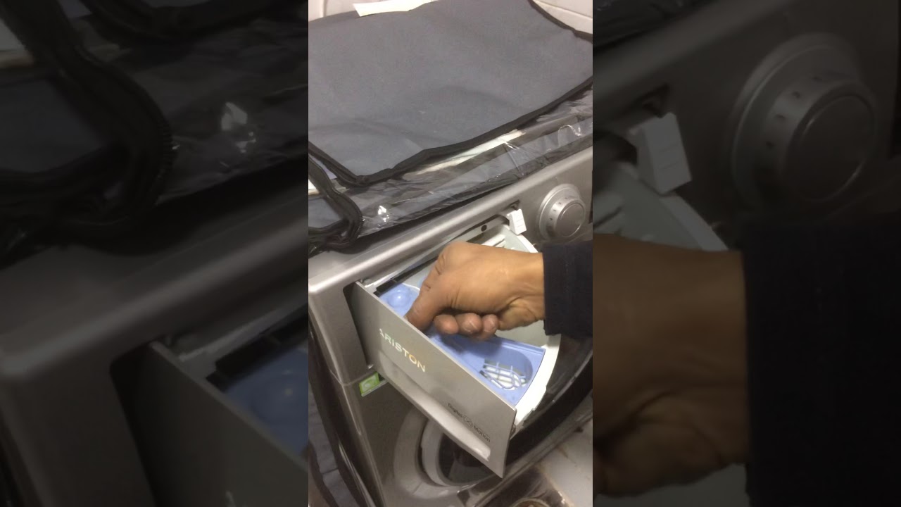 شرح طريقة تشغيل غسالة Ariston للملابس