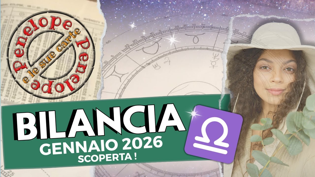 BILANCIA GENNAIO 2026 ♎️ | Oroscopo • Astrologia