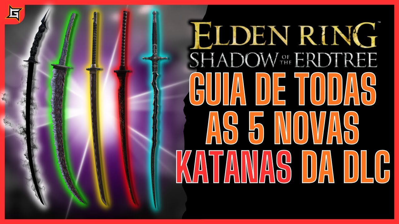 🟠Essas 5 KATANAS da DLC estão DESTRUINDO TUDO em Elden Ring ⚔️🔥