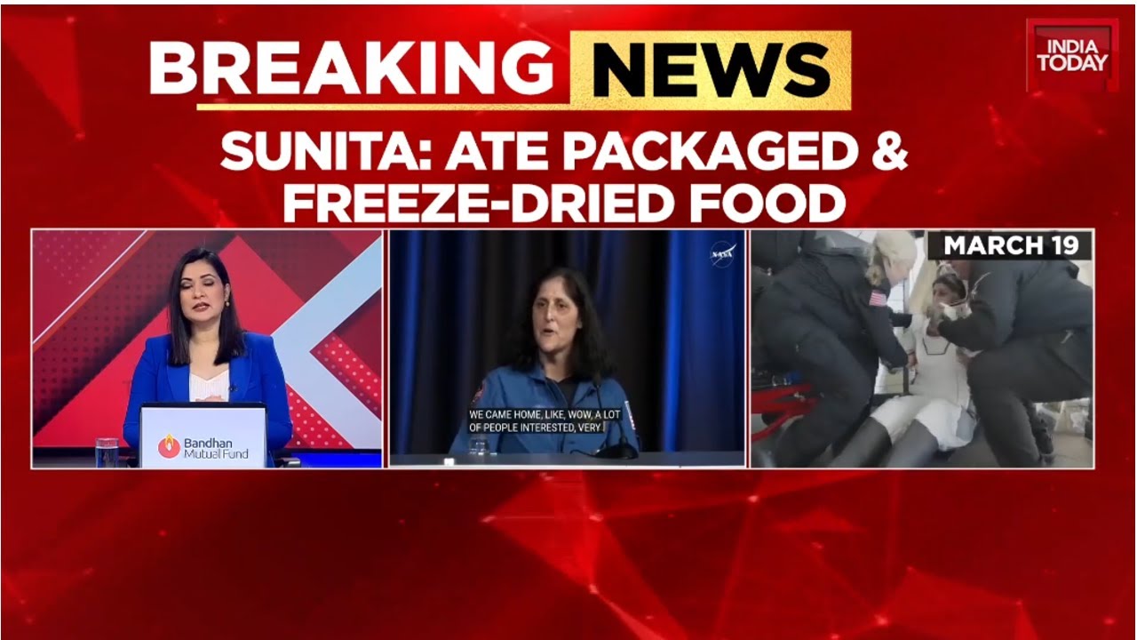 Sunita Williams' 9-Month Space Mission Ends With Craving For Grilled Cheese Sandwich | India Today