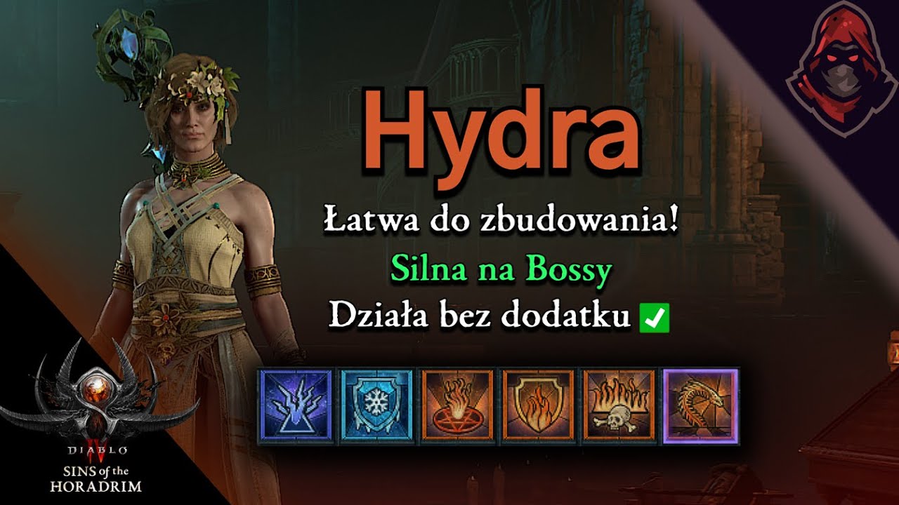 Hydra Czarodziejka - Pełny Poradnik - Diablo 4 2.3 - Sezon Grzechów