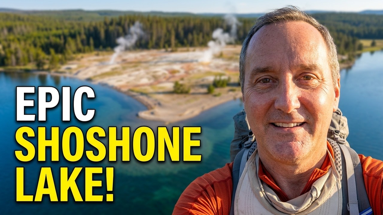 Solo backpacking Shoshone Lake Yellowstone is EPIC