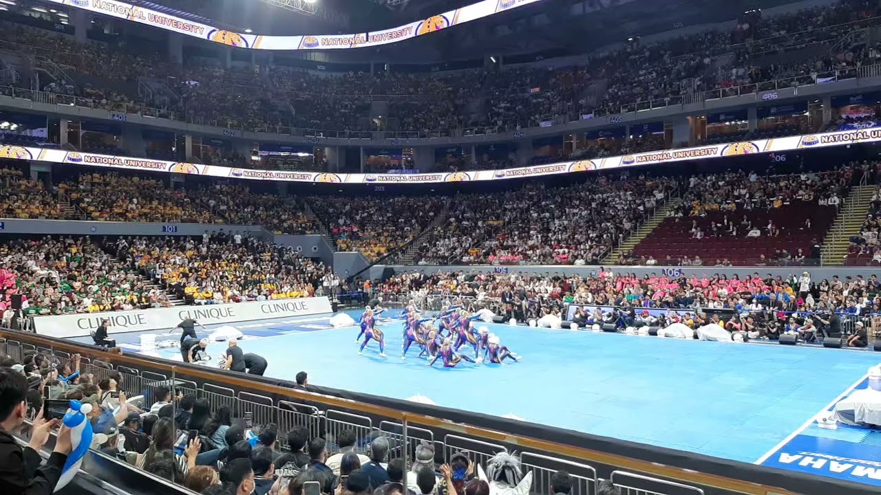 NU PEP SQUAD 2024 (CHAMPION)🎉🥇🏆BACK VIEW ADAMSON SIDE  #NUPEPSQUAD #uaapseason87 #champion