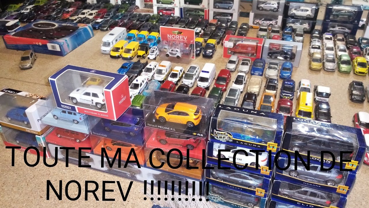 TOUTE MA COLLECTION DE VOITURES MINIATURES NOREV 1/64 ET 3 INCHES!!!!!!
