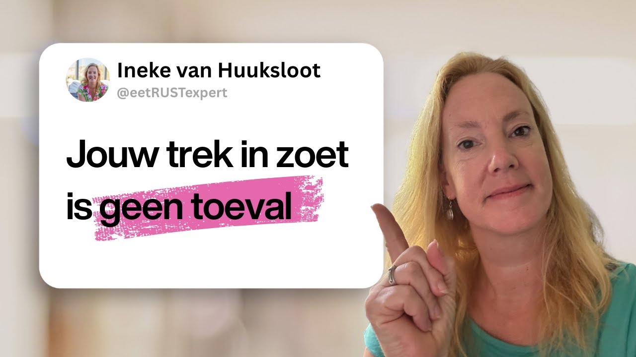Dit is waar jouw trek in zoet écht over gaat