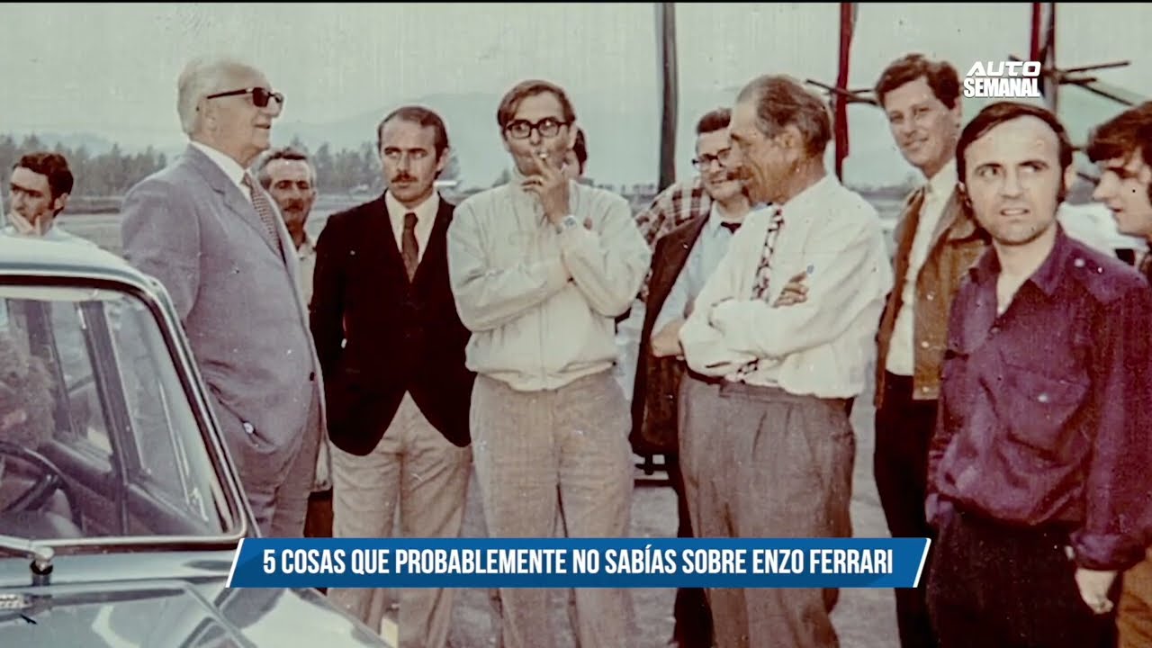 Jorge Koechlin Presenta Auto Semanal: 5 cosas que no sabías sobre Enzo Ferrari y más