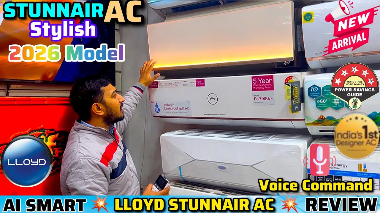 Lloyd Stunnair 1.5 Ton ⚡️5 Star Split AC Full Review 2026 ॥ AI SMART AC | LLOYD GLS19V5KOOQZ 2026 AC