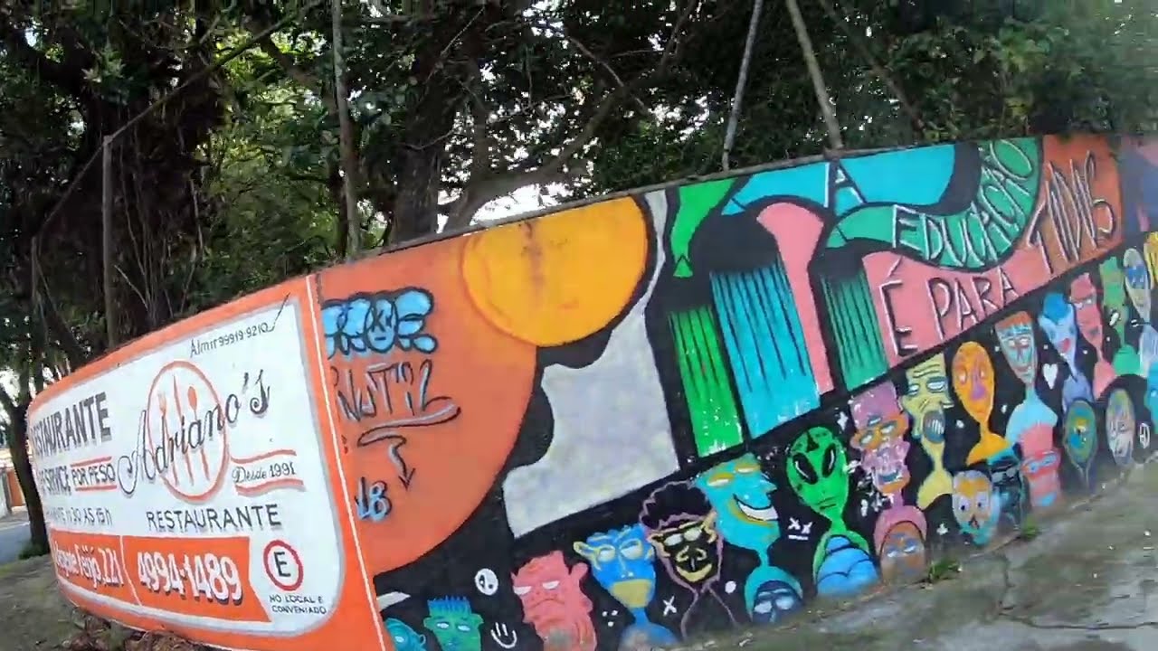 Dia de Sol com Caminhada pela Ruas da Vila Assunção - SP  - City Street Sounds HD TV - 4K🚶