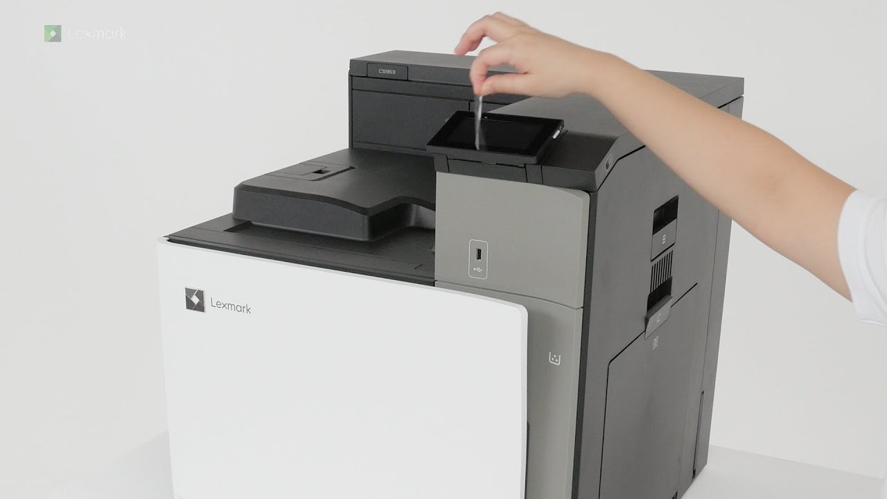 CS963&mdash;Setting up the printer