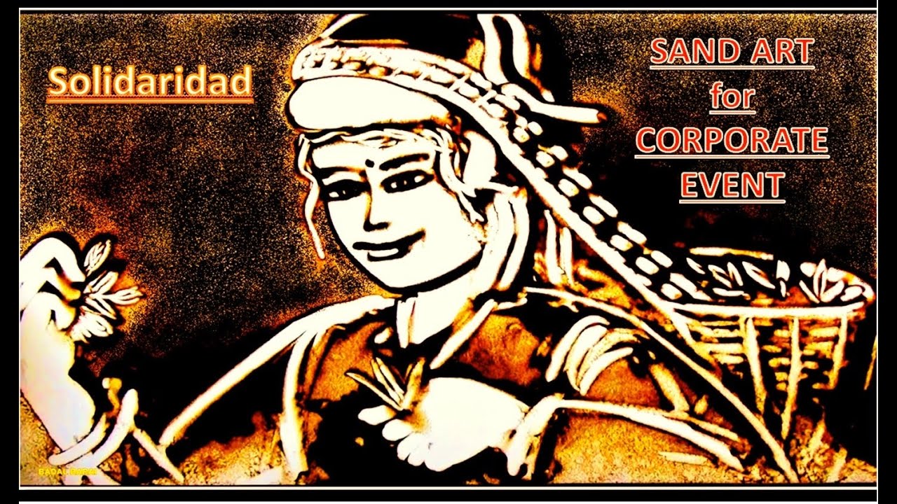 Sand Art Video for Corporate Event, Solidaridad