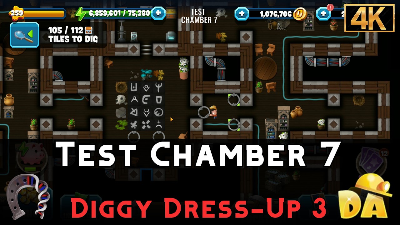 Test Chamber 7 | Diggy Dress-Up 3 | Diggy's Adventure
