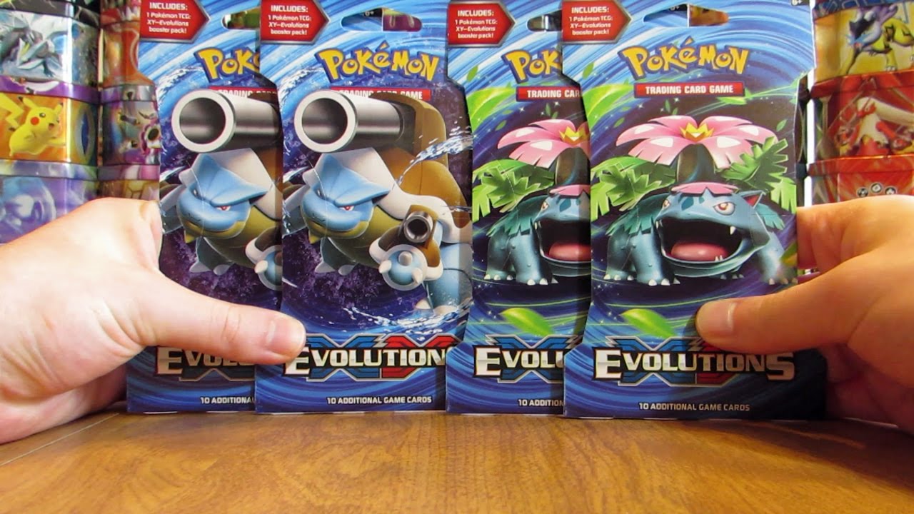 4 Pokemon Evolutions Booster Pack Opening