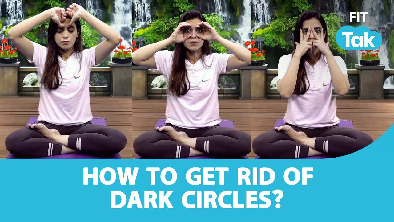 Say Goodbye To Dark Circles! | Yoga For Under Eyes | Fit Tak