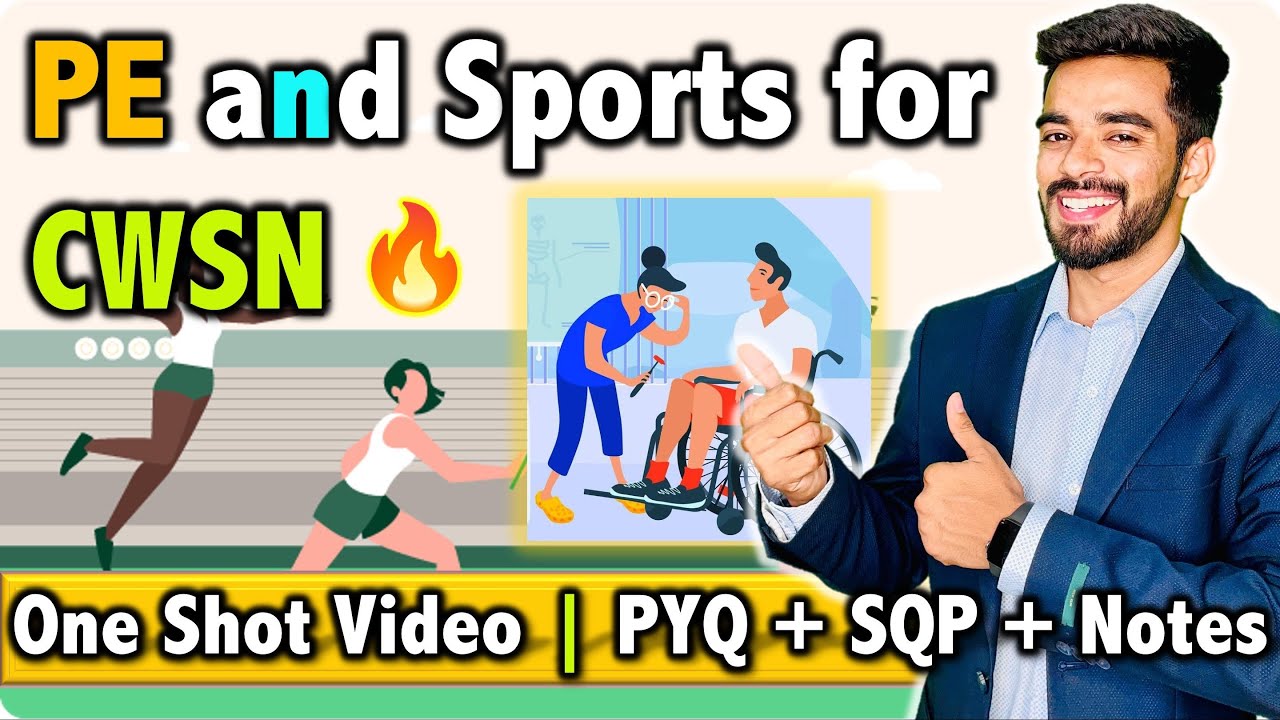 PE and  Sports for CWSN - CH - 4 | 1 Shot video | CBSE Class 12th 2025 🔥 | Physical Education