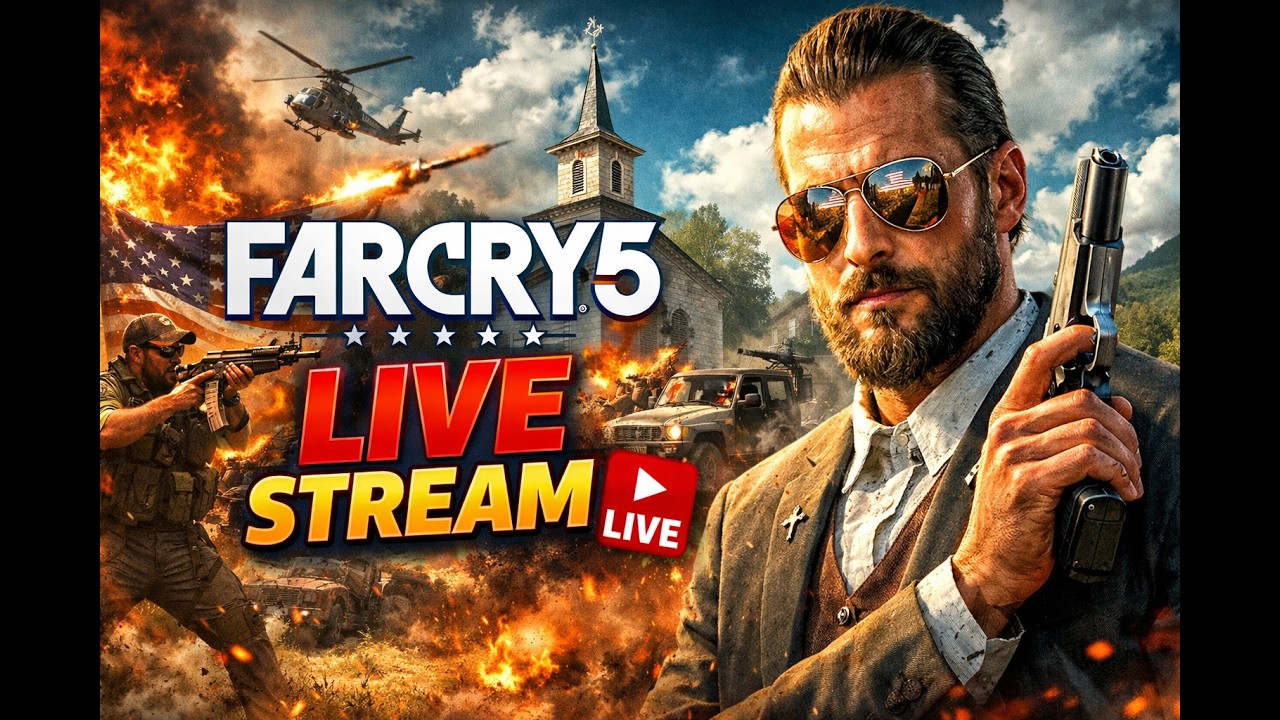 Part 6 || 🔴 LIVE - 🔥FAR CRY 5  || Ultimate Chaos in Hope County || Intense Gameplay & Epic Action ||