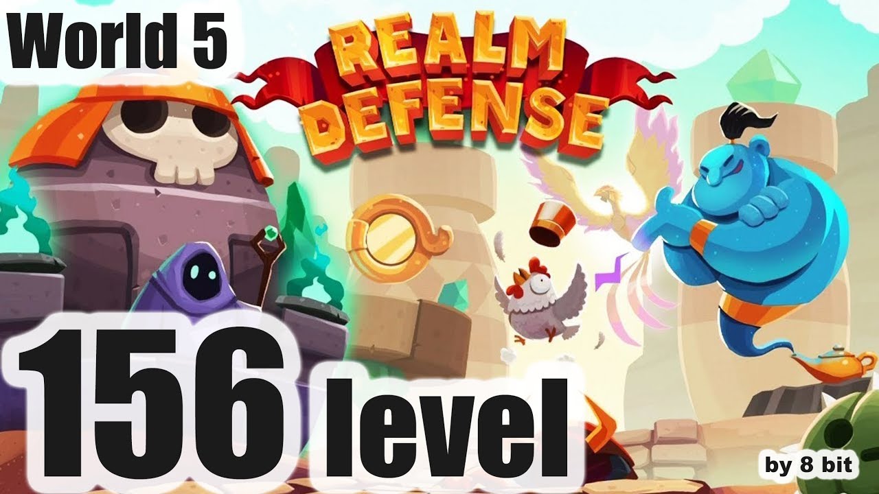 Realm Defense - World 5, level 156 Campaign Mode cleared, 3 stars