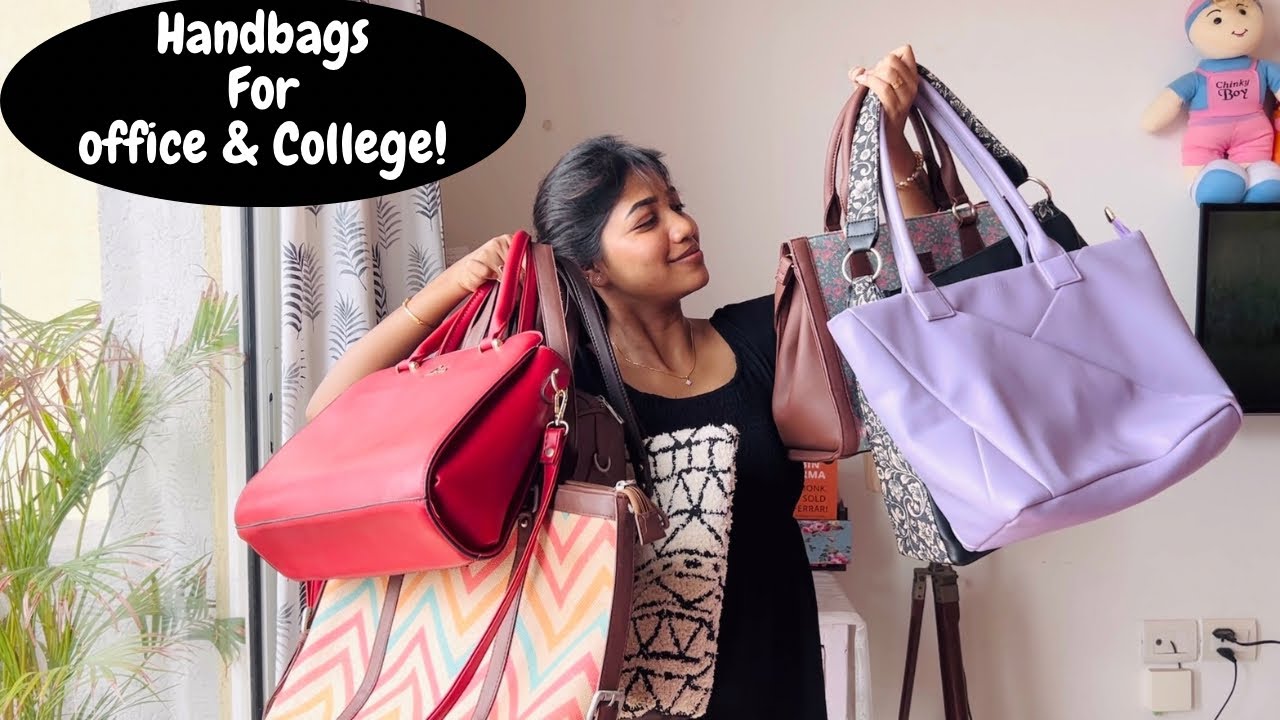 Hand bag collection👜 || Spacious and affordable Handbags for office & College 🦋