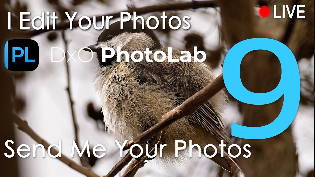 Photo editing LIVE with DxO Photolab 9.5 - Send me your photos!
