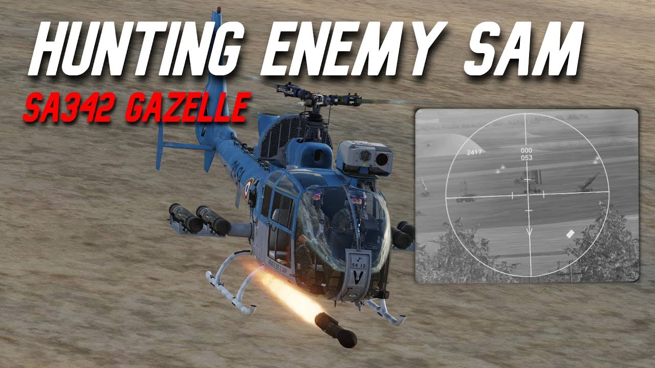 DCS | Hunting Enemy SAM | SA342 Gazelle | Enigma Cold War