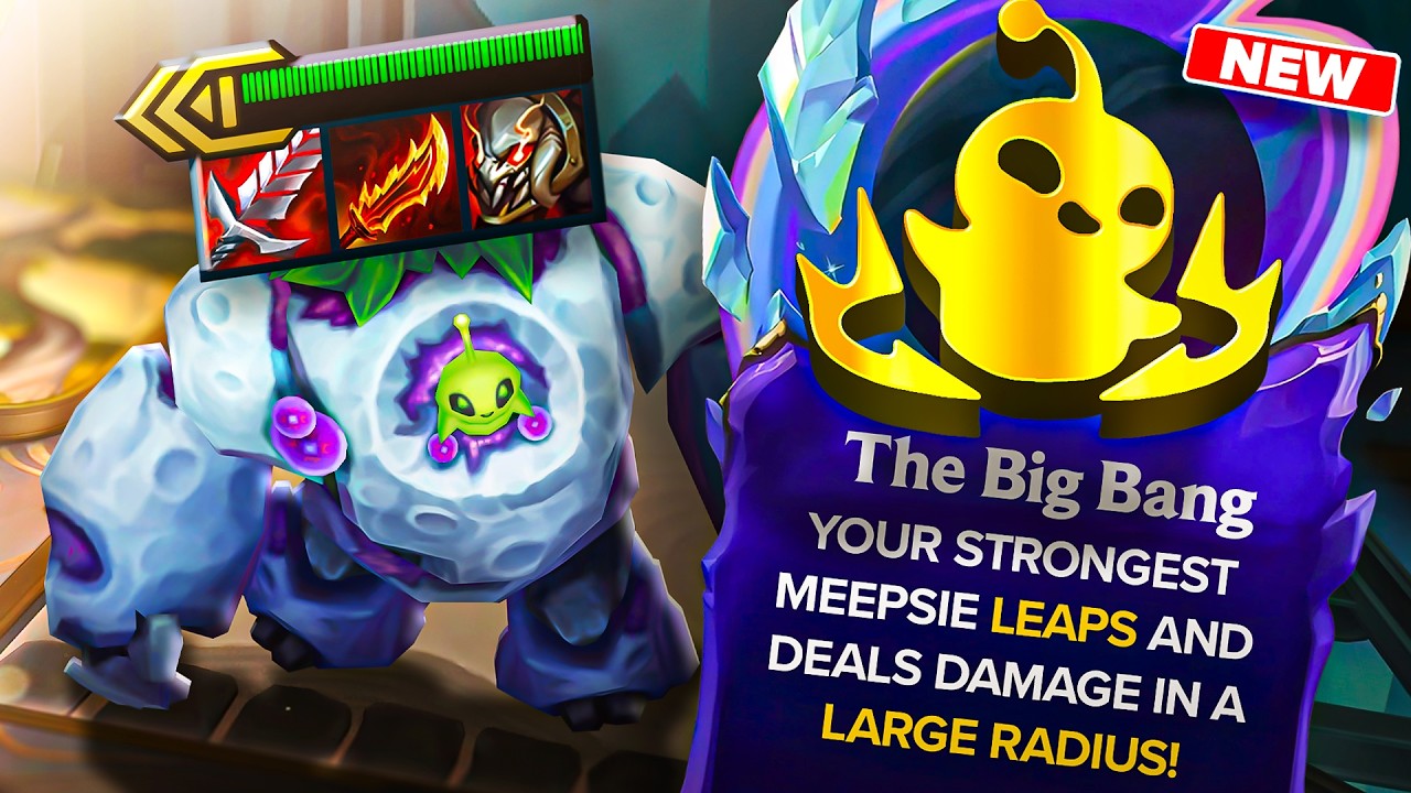 Meepsie&rsquo;s &ldquo;Big Bang&rdquo; Augment Turns Him Into Brock?! | TFT Set 17 PBE Gameplay