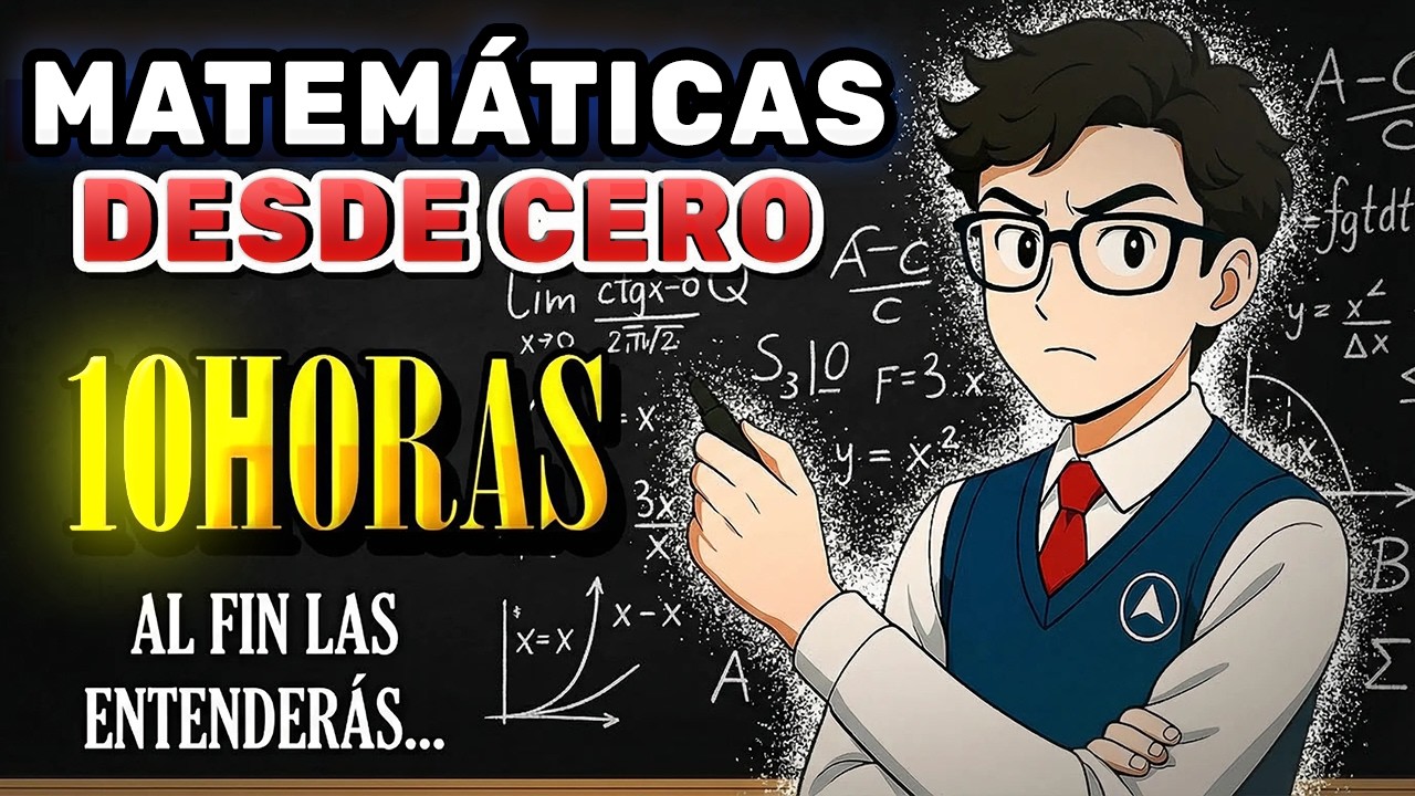 📕MATEMATICAS DESDE CERO 📝✏️| Curso Matemáticas DESDE CERO (10 HORAS)