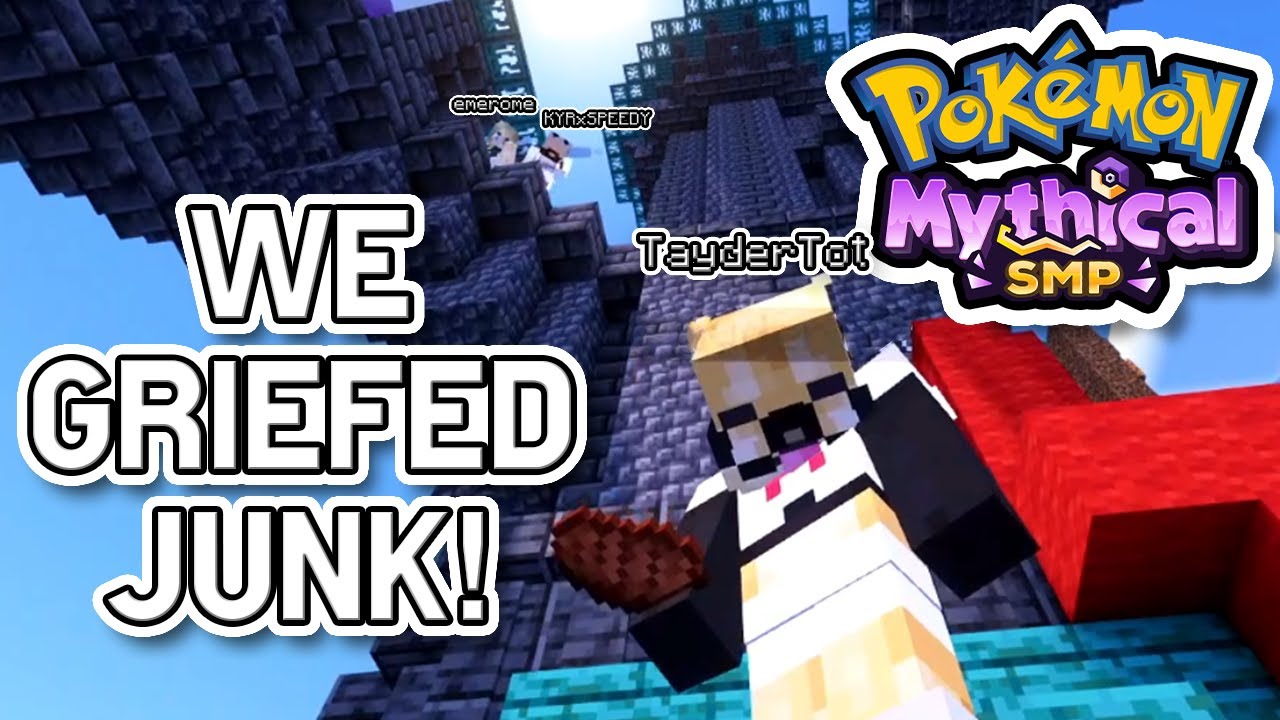 WE GRIEFED JUNK'S BASE!!! | EP 19 Cobblemon SMP - Minecraft Pokemon Mod (Mythical SMP)