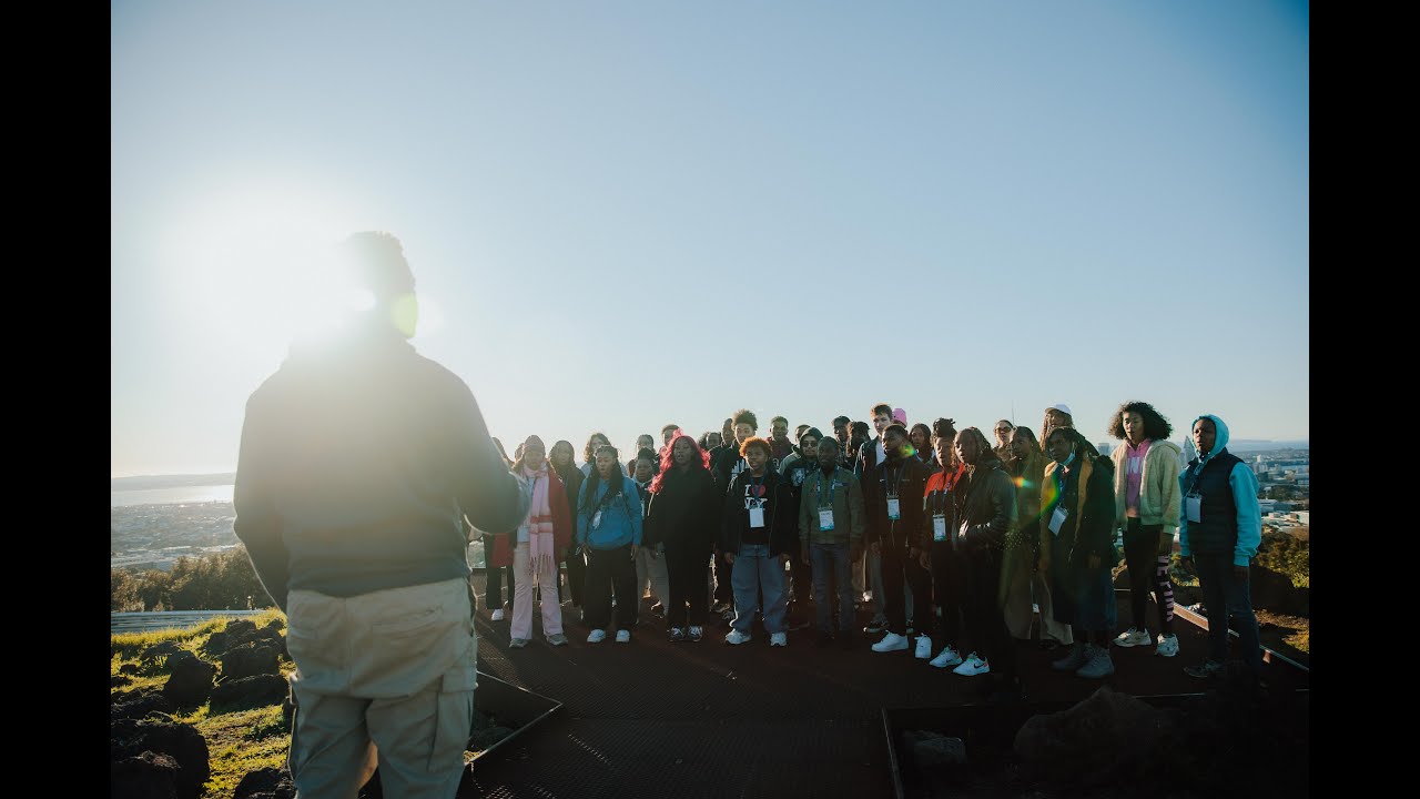 Atlanta Music Project Choir Performs The Word Was God on Volcano - Mt Eden - Auckland, New Zealand