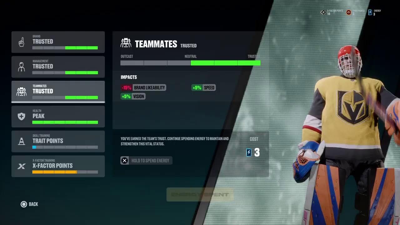 NHL 26 MyCareer Heron Caress Fan Vol.III