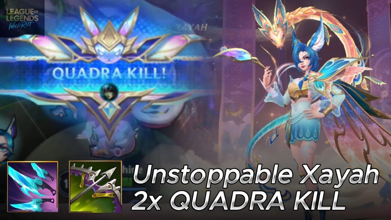 EPIC COMEBACK MATCH | 2x QUADRA | XAYAH GAMEPLAY | Solo Queue | Patch 6.2e | Season 18 | WildRift