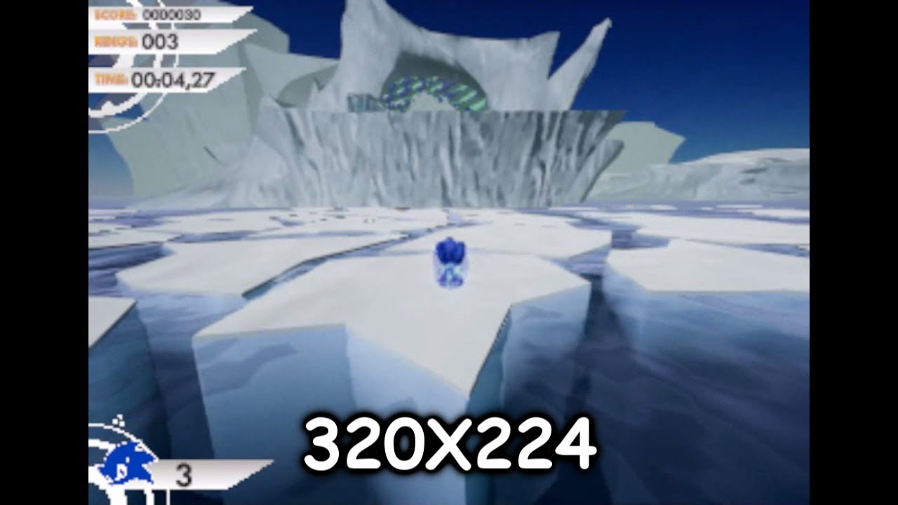 Sonic Encore but played at Sega Genesis resolution!