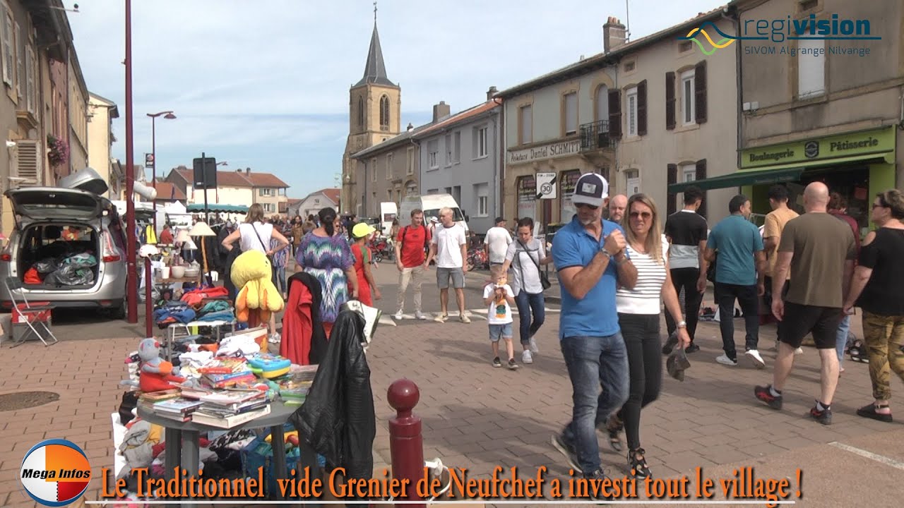 Le Traditionnel  vide Grenier de Neufchef a investi tout le village !