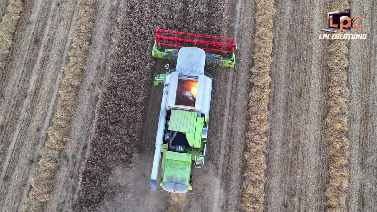 Teaser Moissonnage &agrave; Tence (Haute-Loire) &ndash; Vue a&eacute;rienne par drone - 2025