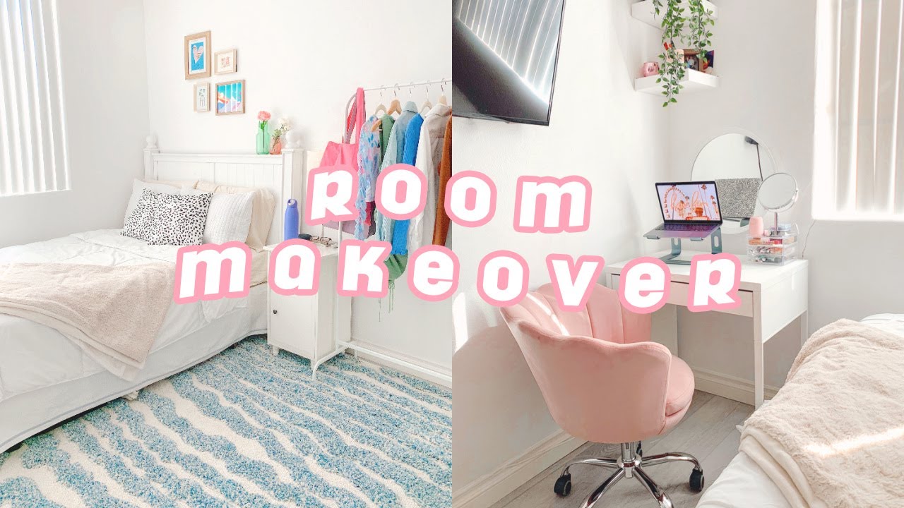 BEDROOM MAKEOVER 2020 + ROOM TOUR | aesthetic, colorful pastels, & pinterest inspired