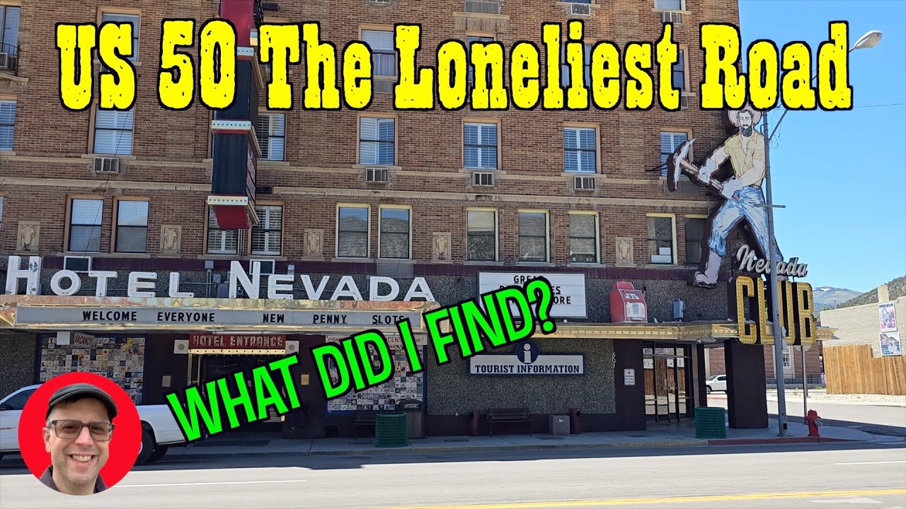 Driving Loneliest Road in America 🇺🇸  Highway 50 in Nevada 👍 Stops in Ely, Eureka & Austin