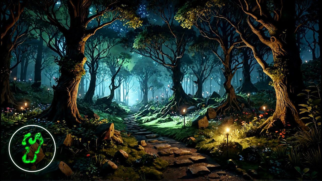 Instrumental - A Journey through the Eldritch Forest | Music for Sleep, Concentration, Work